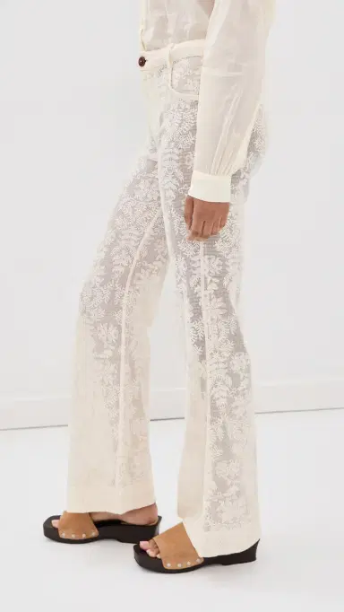 ALIX OF BOHEMIA Bunny Pearl Lace Lattice Pants | Thumbnail 5