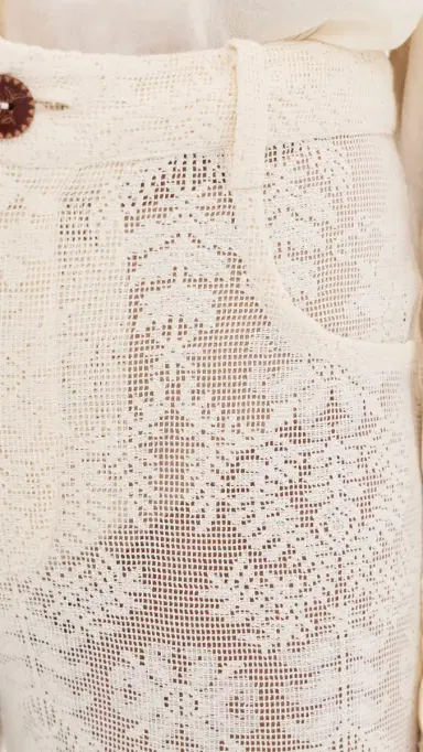 ALIX OF BOHEMIA Bunny Pearl Lace Lattice Pants | Thumbnail 6