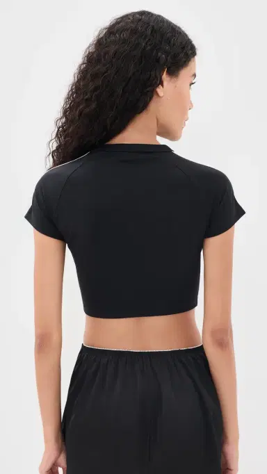 adidas Baby Tee Black/Black/White | Thumbnail 3