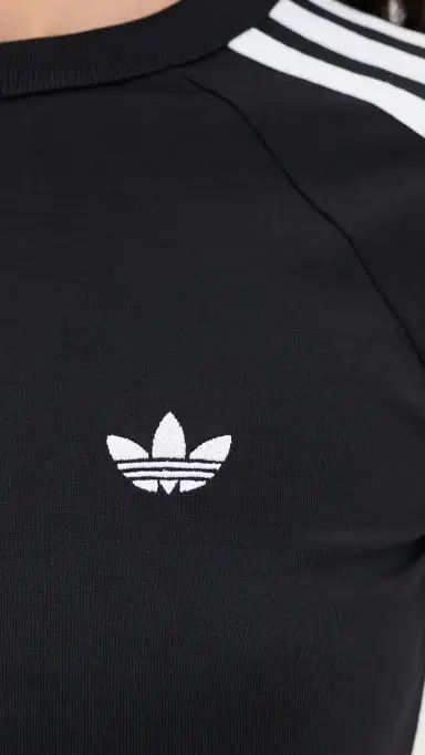 adidas Baby Tee Black/Black/White | Thumbnail 6