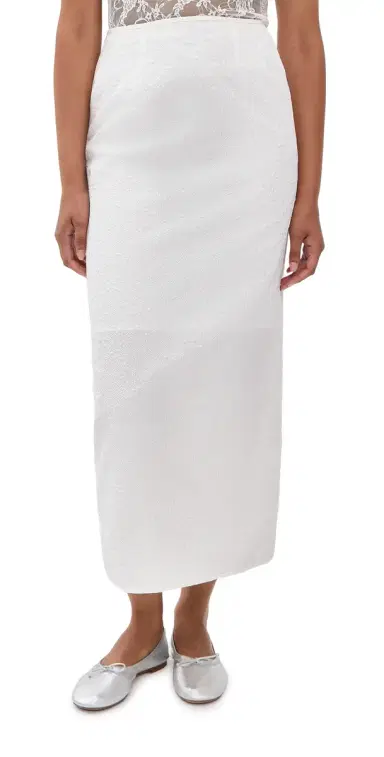 Cecilie Bahnsen Uka Skirt White | Thumbnail 1 Cecilie Bahnsen Uka Skirt White | Thumbnail 1