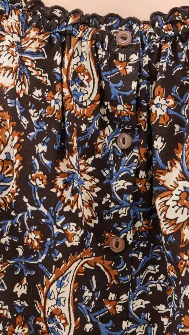 Madewell Chateau Top Block Paisley olasses | Thumbnail 6