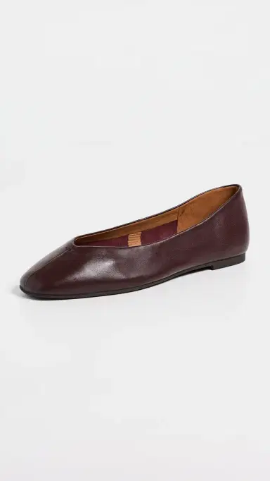 Madewell Greta Glove Flats Dark Burgundy | Thumbnail 2