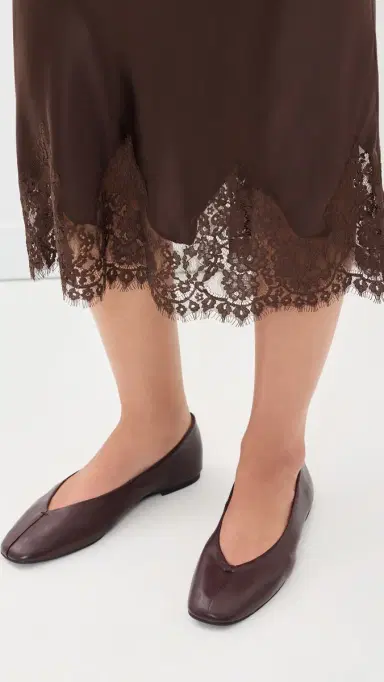 Madewell Greta Glove Flats Dark Burgundy | Thumbnail 3