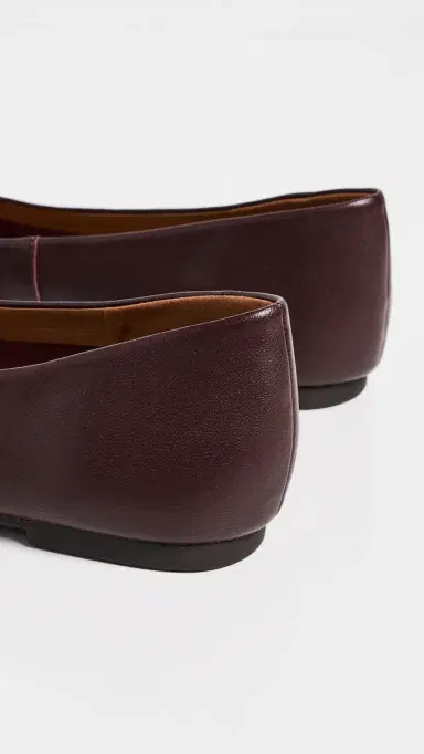 Madewell Greta Glove Flats Dark Burgundy | Thumbnail 4