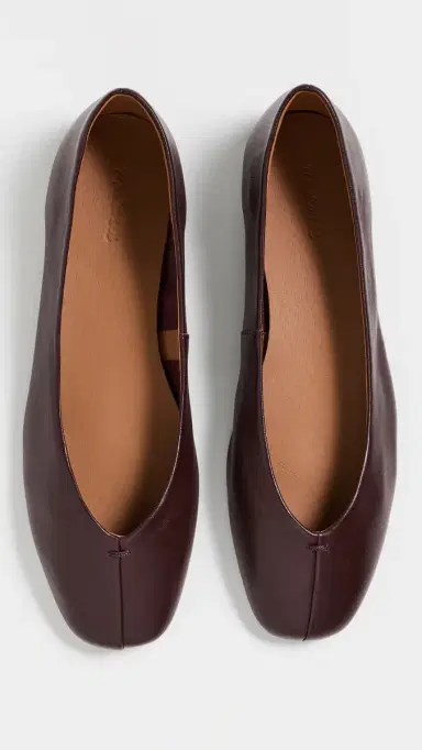 Madewell Greta Glove Flats Dark Burgundy | Thumbnail 5