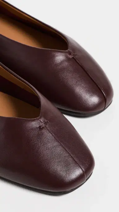 Madewell Greta Glove Flats Dark Burgundy | Thumbnail 6