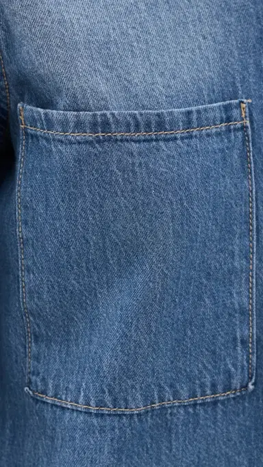 Z Supply Lucie Denim Mini Shirt Dress Dreamstate | Thumbnail 6