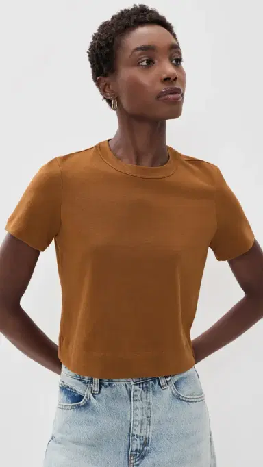 Frame The Boxy Tee Bronze S | Thumbnail 2 Frame The Boxy Tee Bronze S | Thumbnail 2