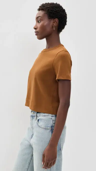 Frame The Boxy Tee Bronze S | Thumbnail 4 Frame The Boxy Tee Bronze S | Thumbnail 4