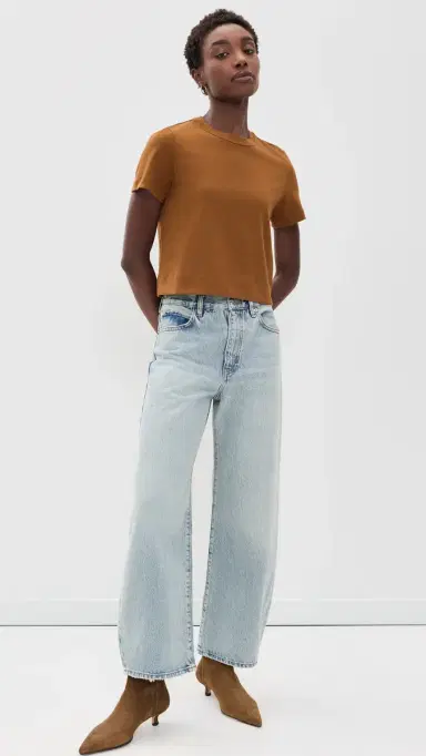 Frame The Boxy Tee Bronze S | Thumbnail 5 Frame The Boxy Tee Bronze S | Thumbnail 5