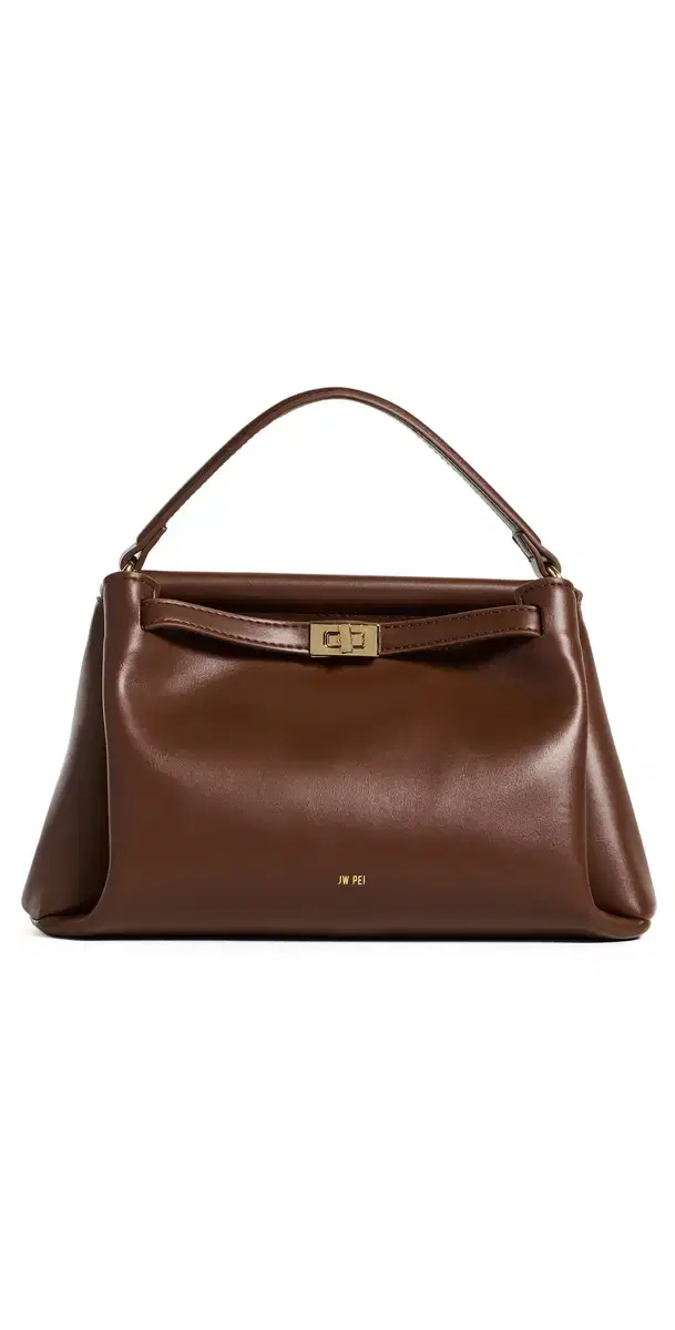 JW PEI Carmen Top Handle Bag Reddish Brown One Size