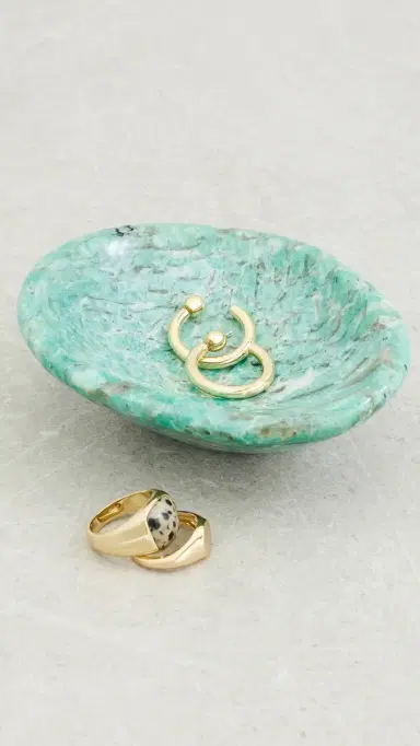 JIA JIA Amazonite Polished Dish | Thumbnail 2