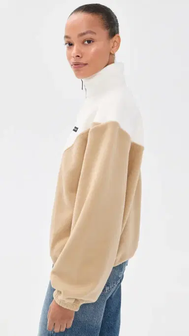 Canada Goose Tayen 1/4 Fleece Bone/Timber and | Thumbnail 4