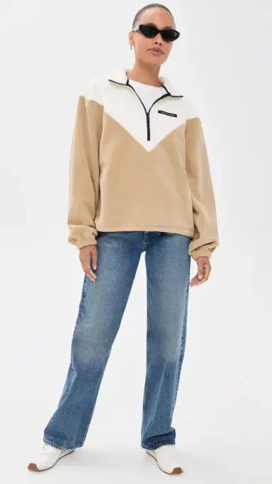Canada Goose Tayen 1/4 Fleece Bone/Timber and | Thumbnail 5
