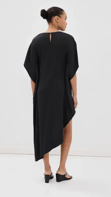 SIMKHAI Sadia Cape Mini Dress Black | Thumbnail 3