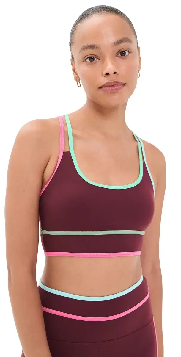 Beach Riot Anari Sports Bra RASPBERRY BOOM COORBOCK