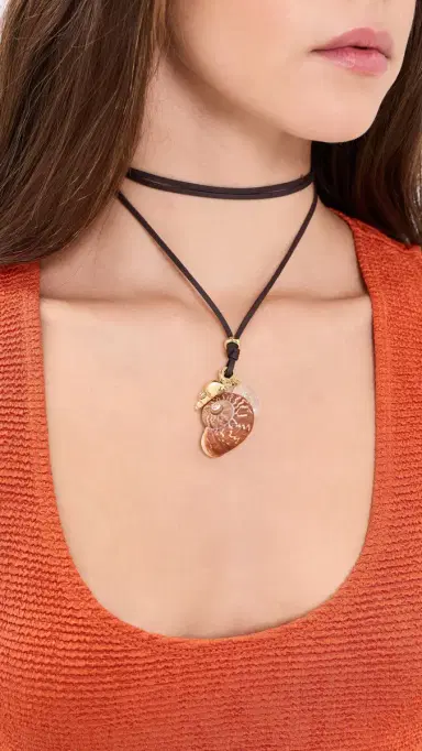 éliou Area Charm Wrap Necklace Multi One Size | Thumbnail 3