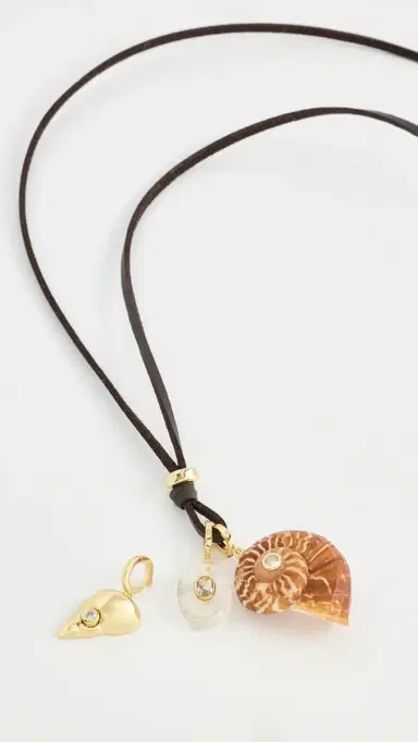 éliou Area Charm Wrap Necklace Multi One Size | Thumbnail 4