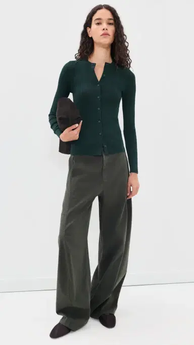 A.L.C. A. .C. Fisher Cardigan Dark Forest | Thumbnail 5
