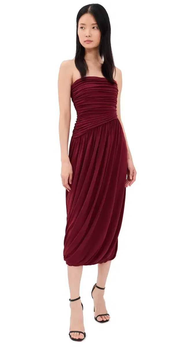 Cinq à Sept Rosine Midi Dress Berrywine