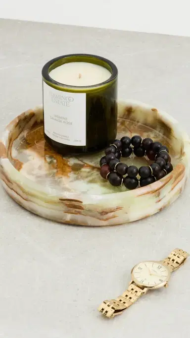 JIA JIA Green Onyx Round Bowl | Thumbnail 2