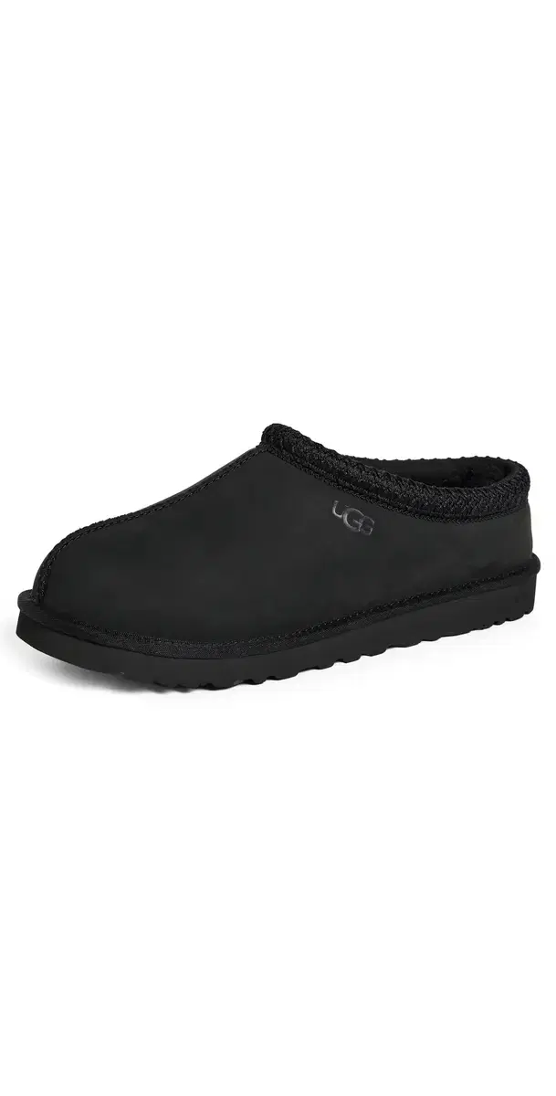 UGG Tasman Nubuck Slippers Black