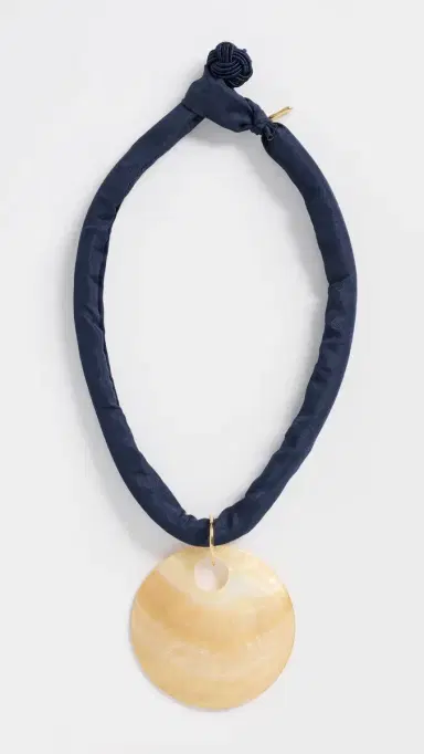 Logan Tay Blue Cord Shell Necklace | Thumbnail 2 Logan Tay Blue Cord Shell Necklace | Thumbnail 2