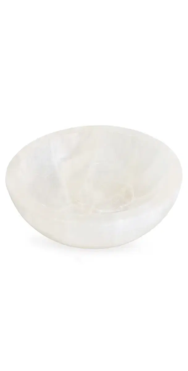 JIA JIA Selenite Round Bowl Crystal Quartz One Size