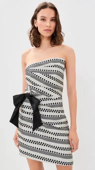 Shoshanna Shelley Dress Ecru/Jet | Thumbnail 2 Shoshanna Shelley Dress Ecru/Jet | Thumbnail 2