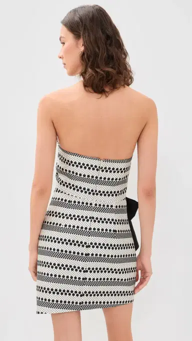 Shoshanna Shelley Dress Ecru/Jet | Thumbnail 3 Shoshanna Shelley Dress Ecru/Jet | Thumbnail 3