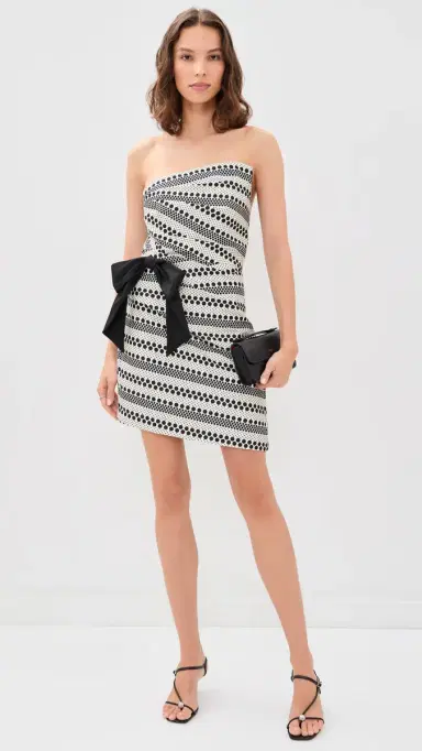 Shoshanna Shelley Dress Ecru/Jet | Thumbnail 5 Shoshanna Shelley Dress Ecru/Jet | Thumbnail 5