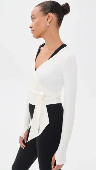 Splits59 Bella Airweight Lite Wrap Top | Thumbnail 4 Splits59 Bella Airweight Lite Wrap Top | Thumbnail 4