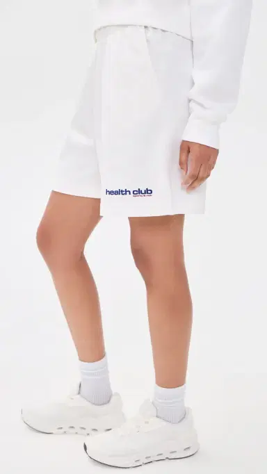 Sporty & Rich Bold Health Gym horts White ports Red/oda | Thumbnail 4