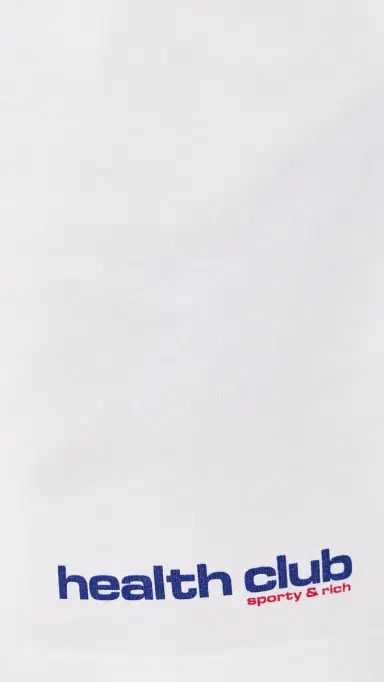 Sporty & Rich Bold Health Gym horts White ports Red/oda | Thumbnail 6