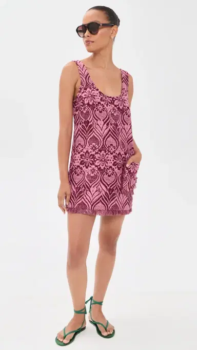 ALÉMAIS Blondie Mini Dress Burgundy 4 | Thumbnail 2