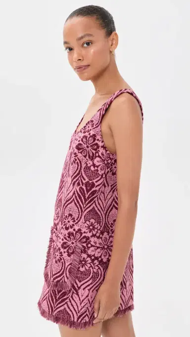 ALÉMAIS Blondie Mini Dress Burgundy 4 | Thumbnail 5