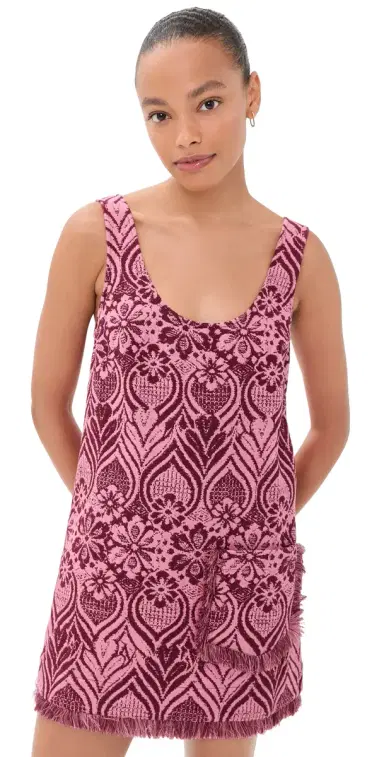 ALÉMAIS Blondie Mini Dress Burgundy 4 | Thumbnail 1