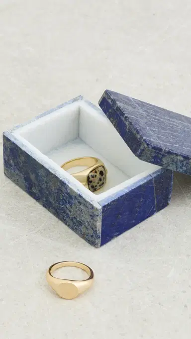 JIA JIA Small Lapis Jewelry Box | Thumbnail 2