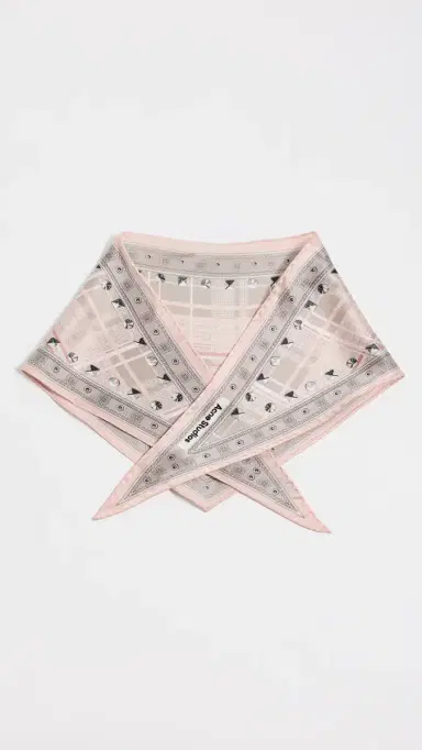 Acne Studios Volta Triangle Check Scarf | Thumbnail 2 Acne Studios Volta Triangle Check Scarf | Thumbnail 2