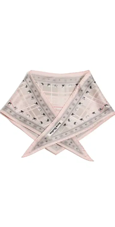 Acne Studios Volta Triangle Check Scarf | Thumbnail 1 Acne Studios Volta Triangle Check Scarf | Thumbnail 1