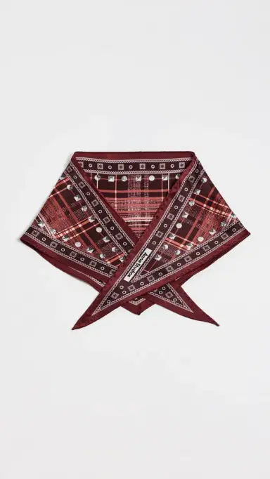 Acne Studios Volta Triangle Check Scarf | Thumbnail 2 Acne Studios Volta Triangle Check Scarf | Thumbnail 2