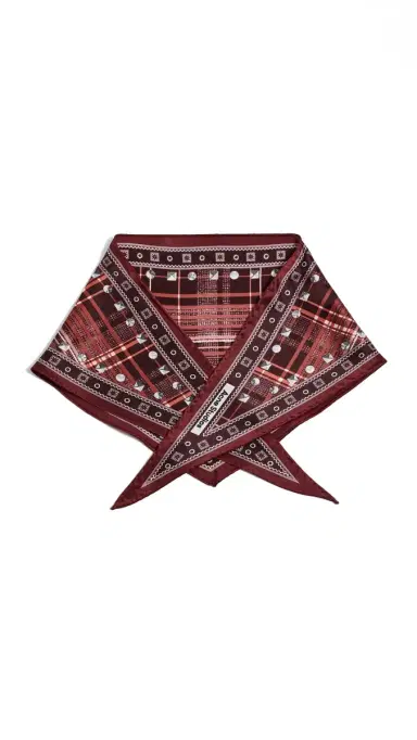 Acne Studios Volta Triangle Check Scarf | Thumbnail 6 Acne Studios Volta Triangle Check Scarf | Thumbnail 6