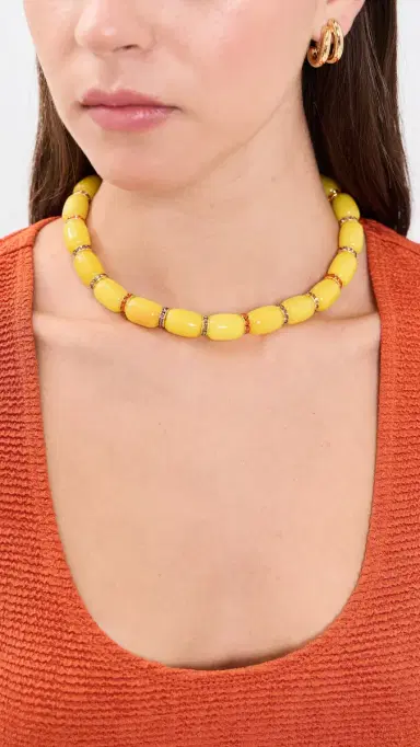 Julietta Donna Necklace Yellow One Size | Thumbnail 3
