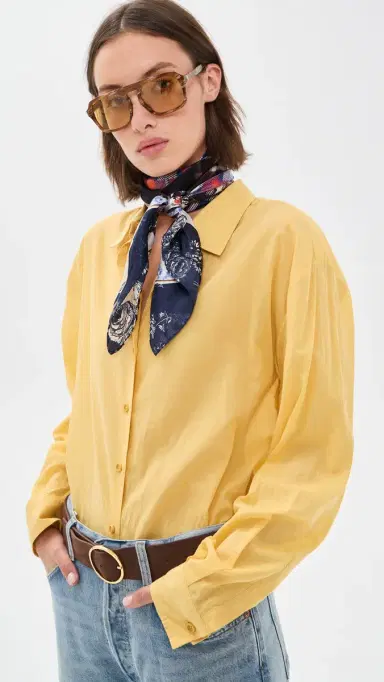 Acne Studios Volta Check Scarf Blue | Thumbnail 2 Acne Studios Volta Check Scarf Blue | Thumbnail 2