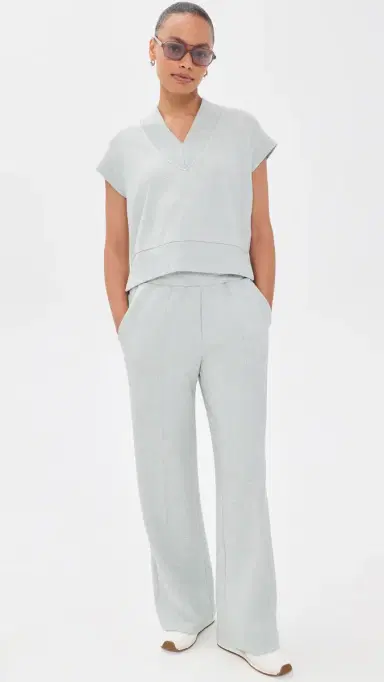Varley The Wide Leg Pants 30 Mint Green Marl | Thumbnail 5 Varley The Wide Leg Pants 30 Mint Green Marl | Thumbnail 5