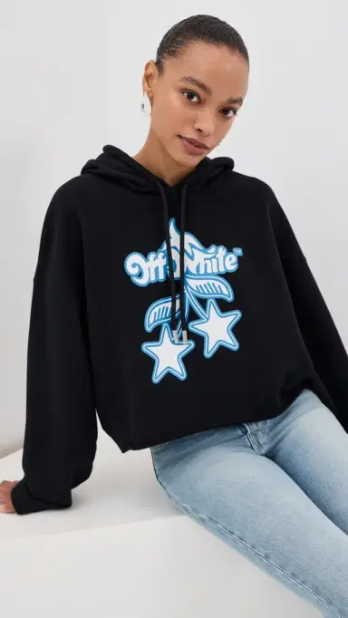 Off-White Cherry Hoodie Black Heather | Thumbnail 2