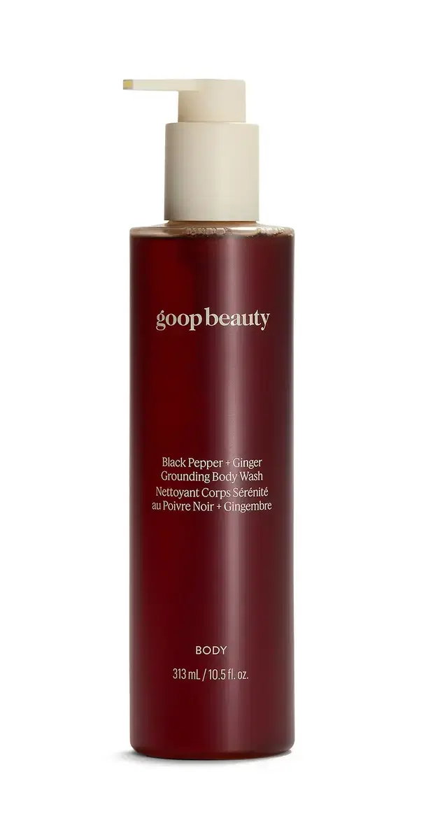 goop beauty Black Pepper + Ginger Grounding Body Wash No Color 10.5 fl oz./ 313 mL