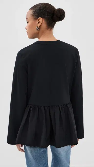 Cecilie Bahnsen Francine T-Shirt Black M | Thumbnail 3