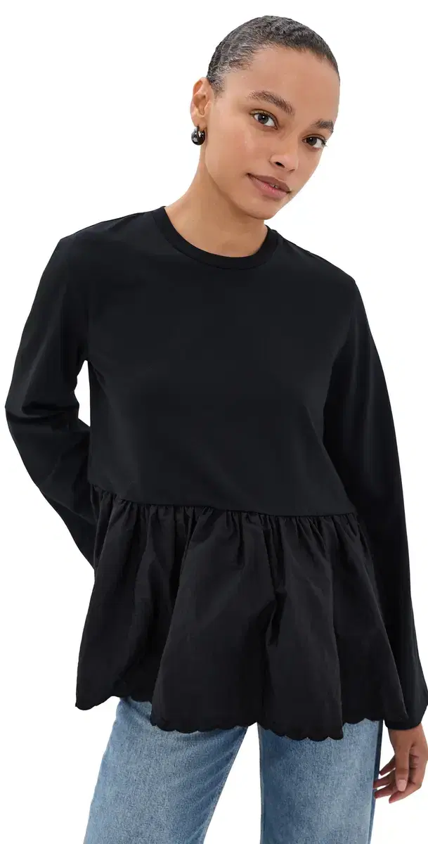 Cecilie Bahnsen Francine T-Shirt Black M